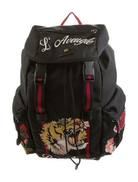 gucci l'aveugle backpack|gucci backpacks women.